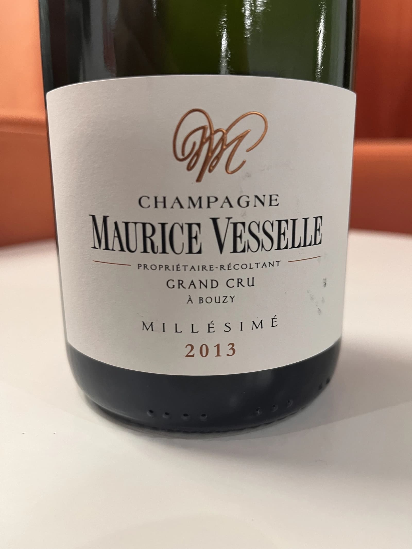 Maurice Vesselle Grand Cru Millésimé 2013