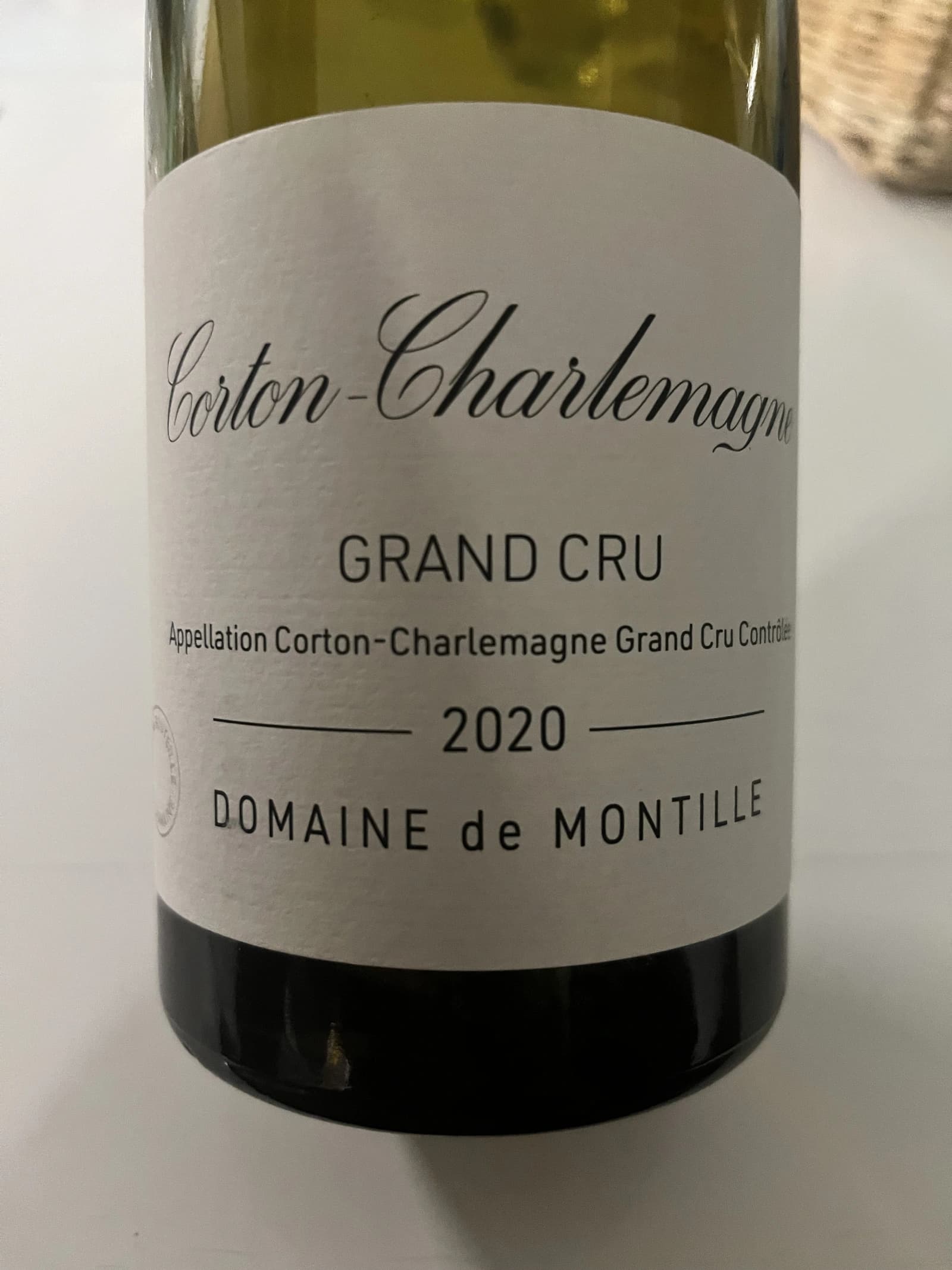 Domaine de Montille Corton-Charlemange Grand Cru 2020