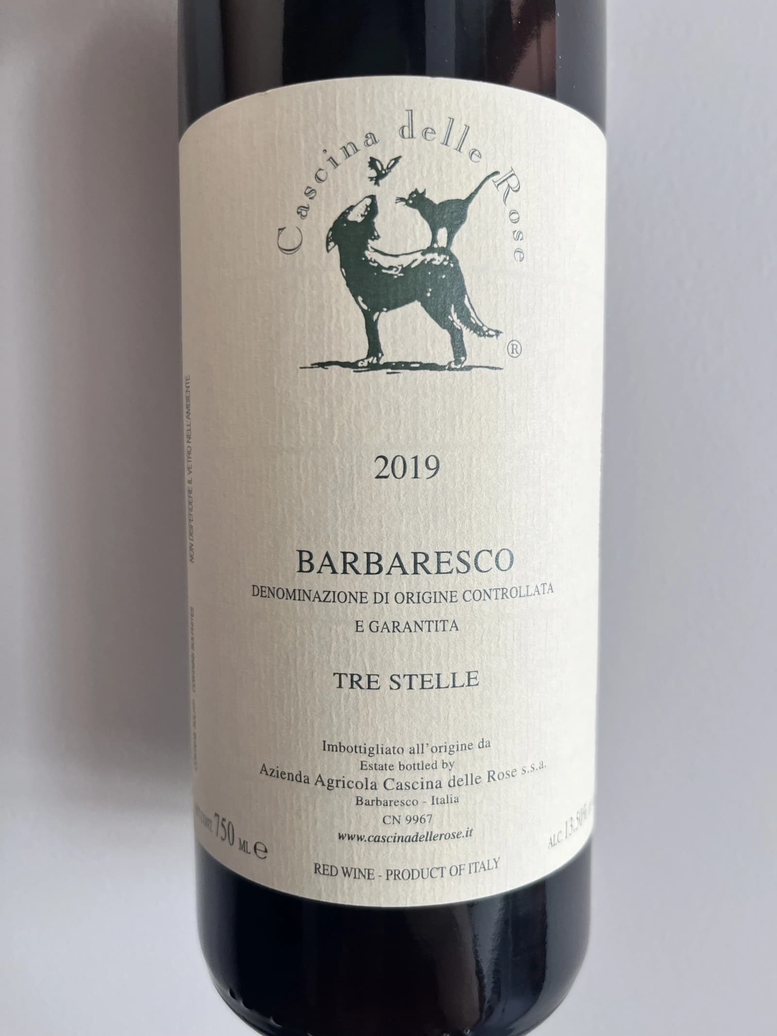 Cascina delle Rose Barbaresco Tre Stelle 2019