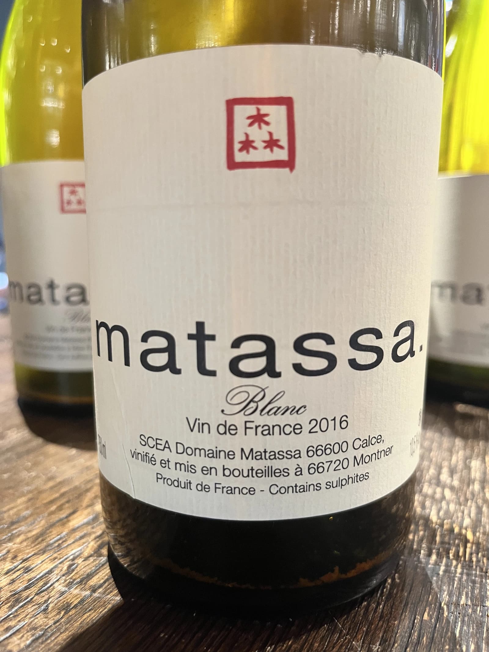 Matassa Blanc 2016